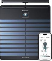 WITHINGS Kūno skenavimo išmaniosios svarstyklės su segmentine kūno sudėties analize, širdies ritmu, visceraliniais riebalais, kraujagyslių amžiumi, "iOS" / "Android", juodos spalvos
