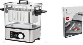 WMF Lono 2-in-1 "Sous Vide Garer Pro" su lėto virimo įdėklu, vakuuminis virimas, lėtas virimas, 6,0 l vandens talpa, laikmačio funkcija iki 72 valandų, 1500 W
