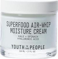 Youth To The People Superfood Air-Whip drėkinamasis kremas, praturtintas lapiniais kopūstais, špinatais ir hialurono rūgštimi, lengvas gelinis drėkinamasis kremas, skaistina ir drėkina, drėkinamasis kremas jautriai odai, 59 ml