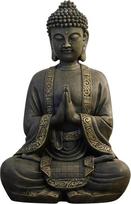 zen "Šviesa Didelė statula Budos tarpininkavimas, derva, bronza, 15 x 24 x 37,5 cm
