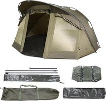 Žvejybos bivuakas su durimis ir langais Vandeniui atspari nešiojama lauko pastogė Camping Fishing Tent