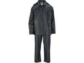 Kostiumas nuo lietaus universalus Vorel Navy Compact 74657, juoda sp., L dydis