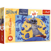 TREFL DISNEY STITCH Dėlionė „Diena su Stiču“, 60 det.