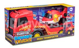 TEAMSTERZ Ugniagesių transporteris su sraigtasparniu, 35 cm
