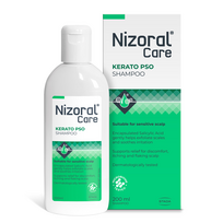 NIZORAL CARE KERATO PSO, šampūnas galvos odai, turinčiai polinkį į psoriazę, 200 ml