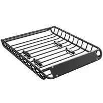 Universalus stogo bagažinės krepšys su vėjo deflektoriumi, iki 150 kg, 116 x 92 x 11,5 cm, skirtas SUV ir sunkvežimiams, juodas