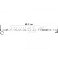 Stabd. kaladėlių susidėvėjimo įspėjimo kont. TOMEX Brakes TX 31-28