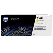 HP 508X didesnės talpos geltona tonerio kasetė - Originali kasetė