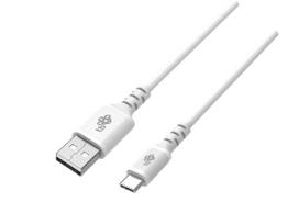 Kabelis TB Print, USB Type C/USB-A, 200 cm, balta sp.