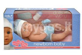 DOLLSWORLD Lėlytė kūdikis, berniukas, 38 cm