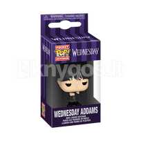 FUNKO POP! Raktų pakabutis: Wednesday - Wednesday Addams (Black Coat)