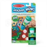 MELISSA & DOUG STICKER WOW! Veiklos knygelė „Dinozauras“
