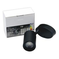 Šviestuvas lubų Tope Tela, LED, 3000 °K, 1 x 7 W, juoda sp.