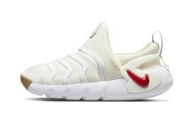 Nike Dynamo GO SE Fabric Caterpillar Low top Sports Casual Shoes Ecru Children Aged 3 7 Years Old DV2967-100 32