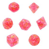 Žaidimo kauliukai Rebel RPG Peach