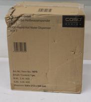 SALE OUT. Caso Turbo Hot Water Dispenser | Hot 7 | Water Dispenser | 2200-2600 W | 2.7 L | Plastic/Stainless Steel | Black/Stainless Steel | DAMAGED PACKAGING, BROKEN INER PACKAGING, DAMAGED GLASS CONTAINER