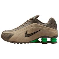 Nike Shox R4 Comfortable Stylish Slip-Resistant Wear-Resistant Low-Top Casual Running Shoes Men sneaker Khaki Brown HQ7739-200 38