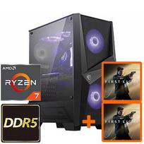 TopPC MSI Gaming AMD Advanced, 850W, Ryzen 7 8700F, 240mm Liquid Cooler, GeForce RTX 5080, 2TB NVMe Gen4 DATK375-1313523
