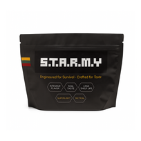 S.T.A.R.M.Y. Šaltyje džiovinta greitai paruošiama žirnių sriuba su jautiena ir kiauliena S.T.A.R.M.Y. žirnių sriuba su jautiena, kiauliena