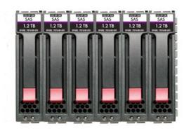 Hard drive MSA 10.8TB SAS 10K SFF 6pk HDD Bdl R0Q66A