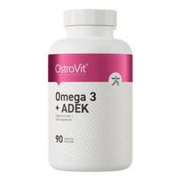 OSTROVIT Omega 3 + ADEK (90 kapsulių)