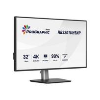 IIYAMA HB3201UHSNP-B1 32inch IPS BLACK 2.0 panel 3840x2160 UHD DCI-P3 99per Pantone Certified Delta E 2 USB-C Dock LAN/96W PD/DP-OUT