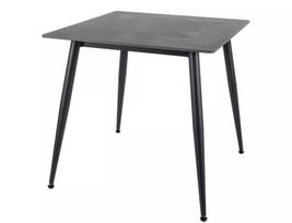 Valgomojo stalas SIGNAL Rion 80x80x76 cm, juoda