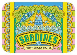 Sardines Fishy Sticky Notes
