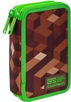 Penalas CoolPack City Jungle, 20 cm x 12.5 cm, ruda sp./žalia sp.