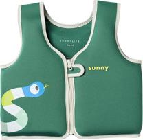 Sunnylife Plaukimo liemenė vaikams Sunnylife Into The Jungle Green 3-6 metai
