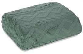 Pledas K160-03, mėtinė (mint) sp./žalia sp., 150 cm x 200 cm