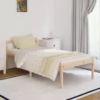 Lova senjorams, 90x190cm, pušies medienos masyvas, vienvietė