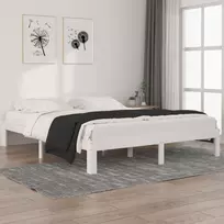 Lova Lovos rėmas, baltas, 160x200 cm, pušies medienos masyvas