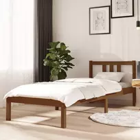 Lova Lovos rėmas, medaus rudas, 75x190cm, pušies masyvas, vienvietis