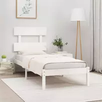 Lova Lovos rėmas, baltos spalvos, 90x200cm, medienos masyvas