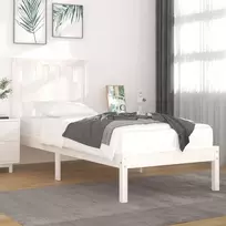 Lova Lovos rėmas, baltos spalvos, 90x200cm, pušies medienos masyvas
