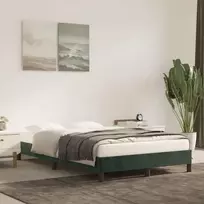 Lova Lovos rėmas be čiužinio tamsiai žalias 120x200 cm aksomas