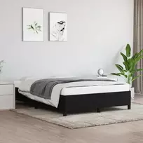 Lovos rėmas be čiužinio, juodos spalvos, 140x190cm, audinys