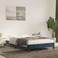 Lova Lovos rėmas be čiužinio tamsiai mėlynas 120x200 cm aksomas