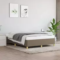 Lova Lovos rėmas be čiužinio, taupe spalvos, 140x190cm, audinys