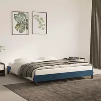 Lova Lovos rėmas be čiužinio tamsiai mėlynas 180x200cm aksomas