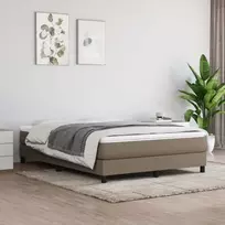 Lovos rėmas be čiužinio, taupe spalvos, 140x190cm, audinys