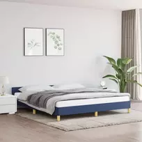 Lova Lovos rėmas su galvūgaliu be čiužinio mėlynas 180x200cm audinys