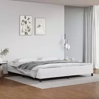 Lova Lovos rėmas su galvūgaliu be čiužinio, baltas, 200x200cm