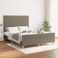 Lova Lovos rėmas be čiužinio, taupe spalvos, 140x190cm, audinys