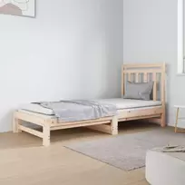 Ištraukiama lova, 2x(90x190)cm, pušies medienos masyvas