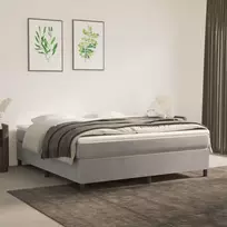 Lova Lovos rėmas be čiužinio, šviesiai pilkas, 180x200cm, aksomas