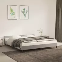 Lova Lovos rėmas be čiužinio, šviesiai pilkas, 160x200cm, aksomas