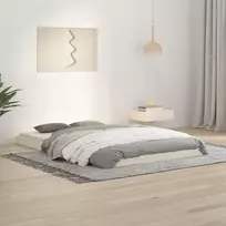 Lova Lovos rėmas, baltas, 120x190cm, pušies masyvas, mažas dvivietis