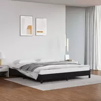 Lova Lovos rėmas, juodos, 180x200cm, dirbtinė oda